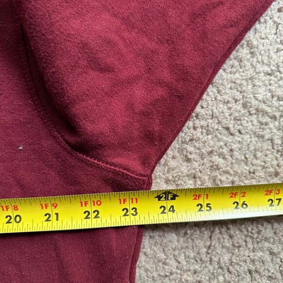 Aeropostale Sweatshirt Mens Large Hoodie Pullover Red Long Sleeve - Picture 7 of 10